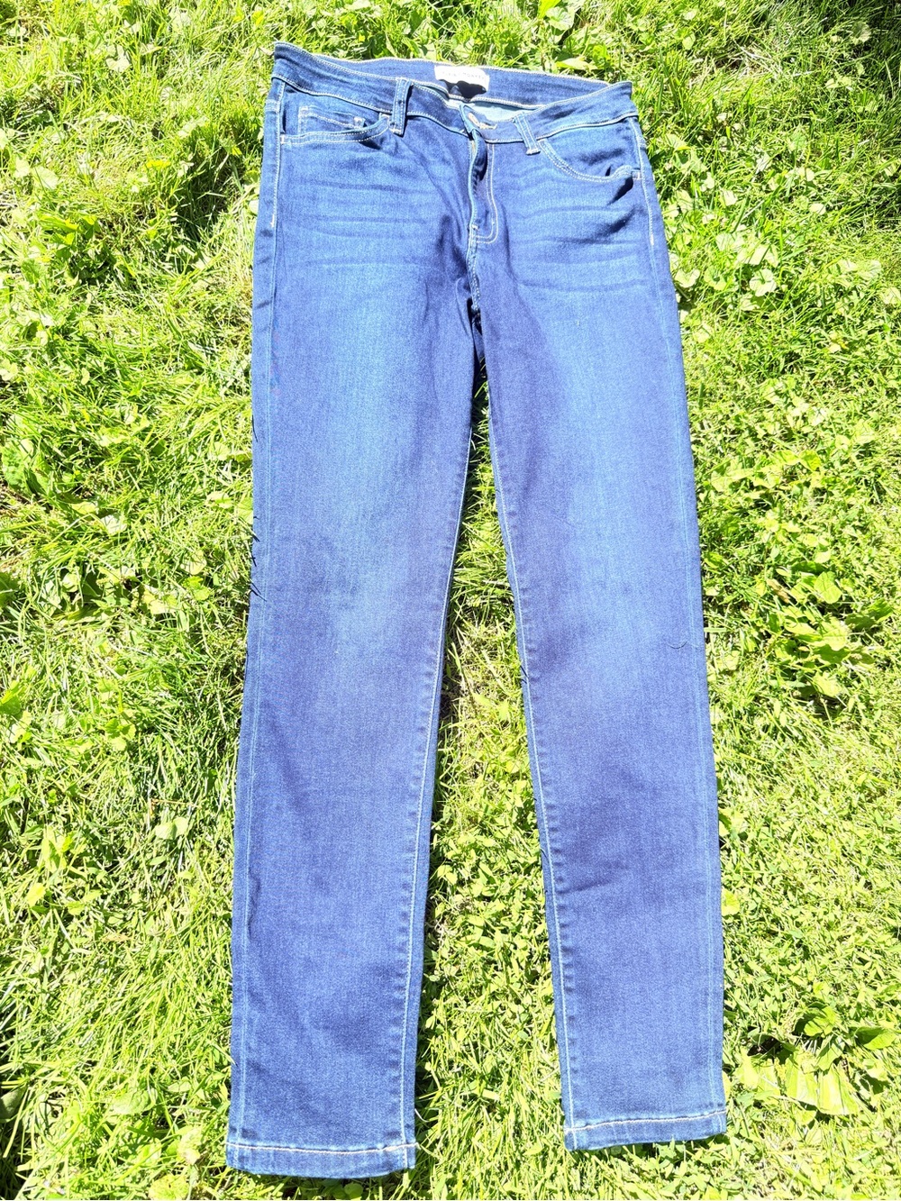 Flying Monkey Women's Skinny Jeans in Blue Denim